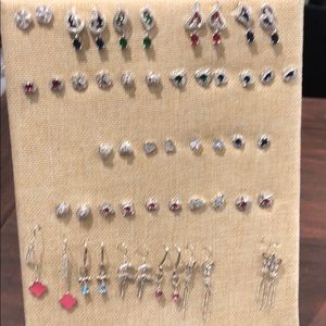 925 stamped sterling silver earrings